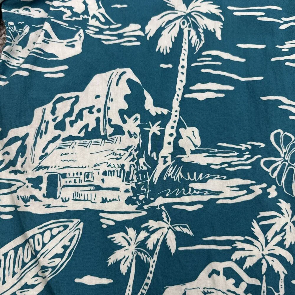RJC‎ VTG Cotton Hawaii Islands Palm Trees Hawaiian Shirt Hawaii USA Men's XL